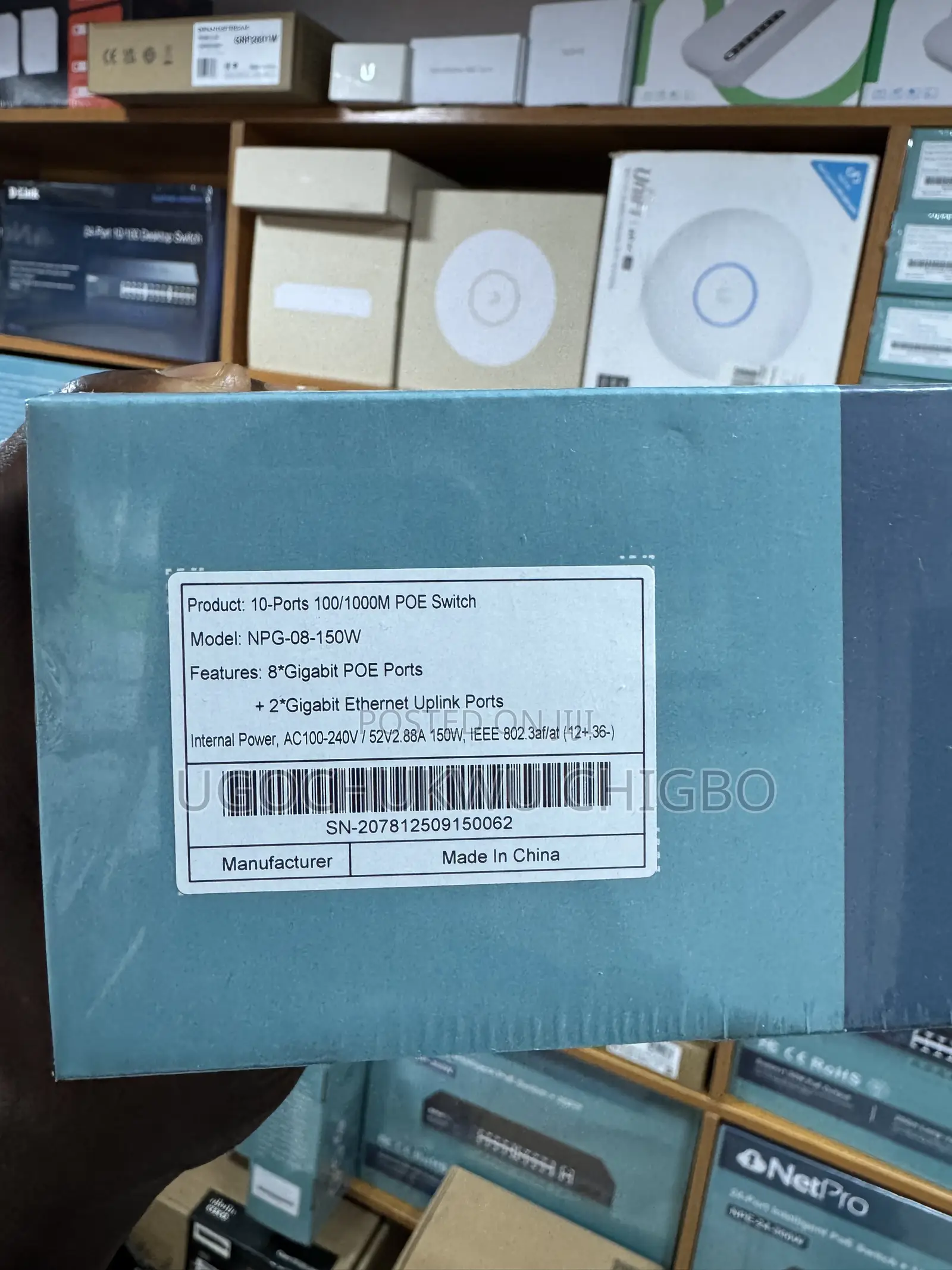 Netpro 8 Port Gigabit and Poe NPG-08-150W