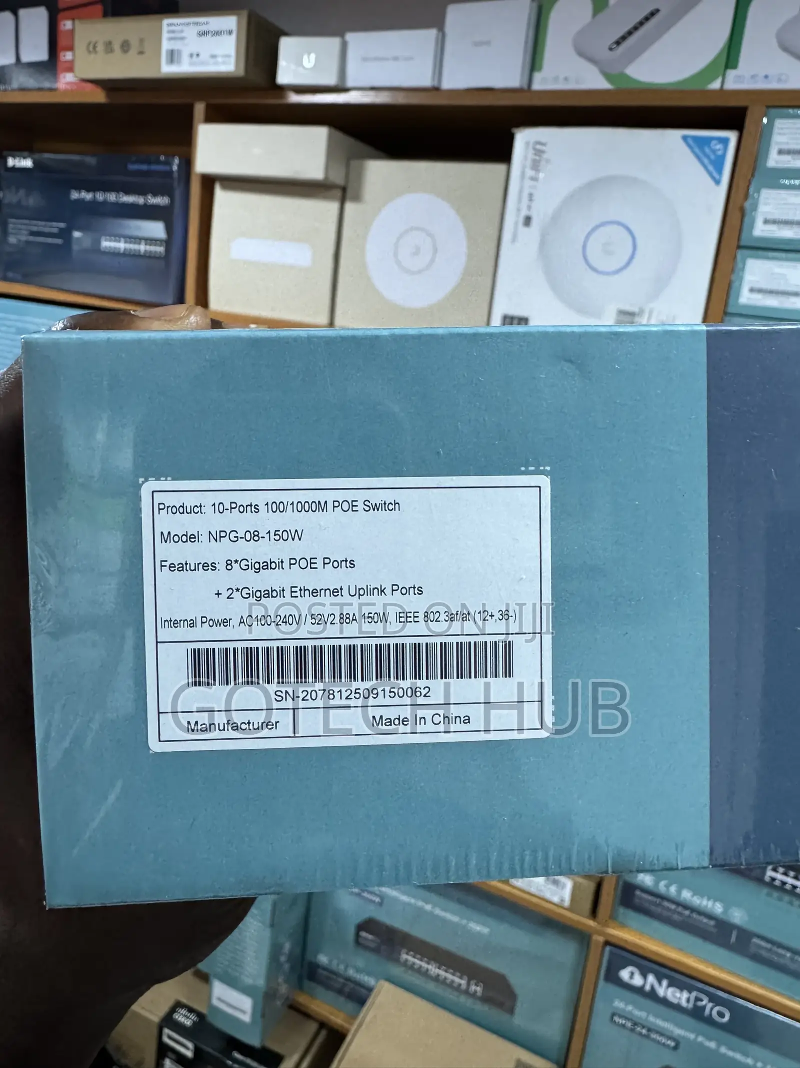 Netpro 8 Port Gigabit and Poe NPG-08-150W
