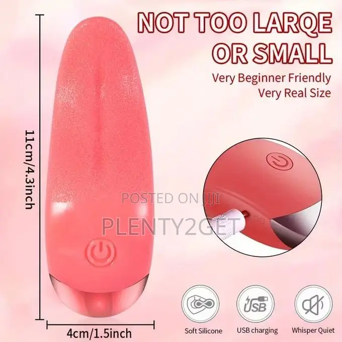 10 Frequency Licking Tongue Clitoral Stimulation Female Sex Toy G-Spot