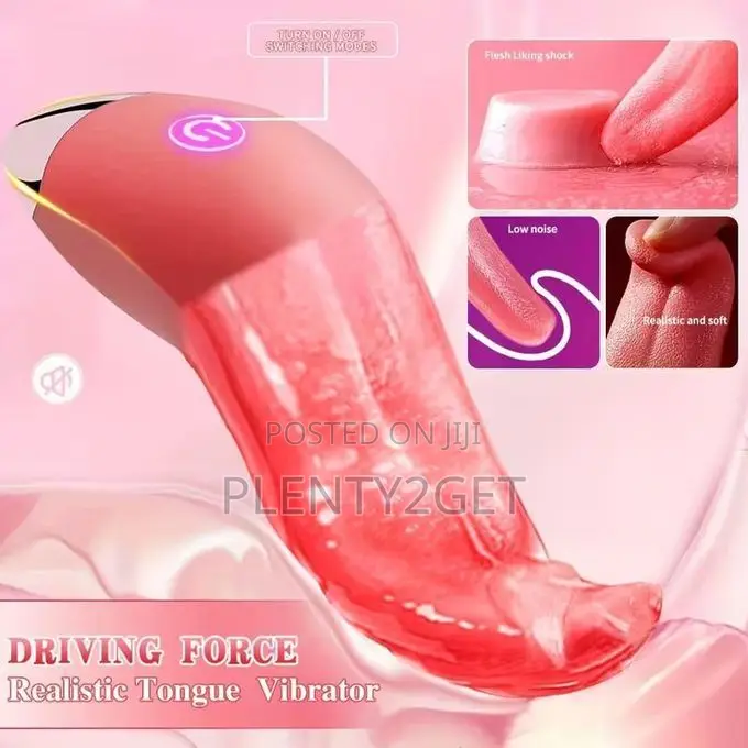 10 Frequency Licking Tongue Clitoral Stimulation Female Sex Toy G-Spot