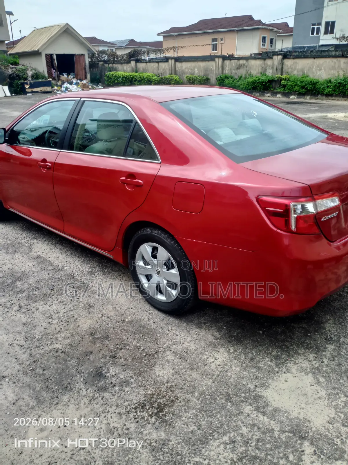 Toyota Camry 2012 Red