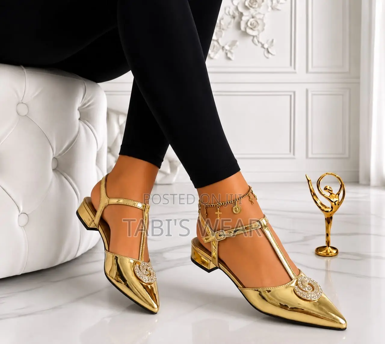 Patent Leather Slingback Sandals for Women, Ballerina Sandal for Women