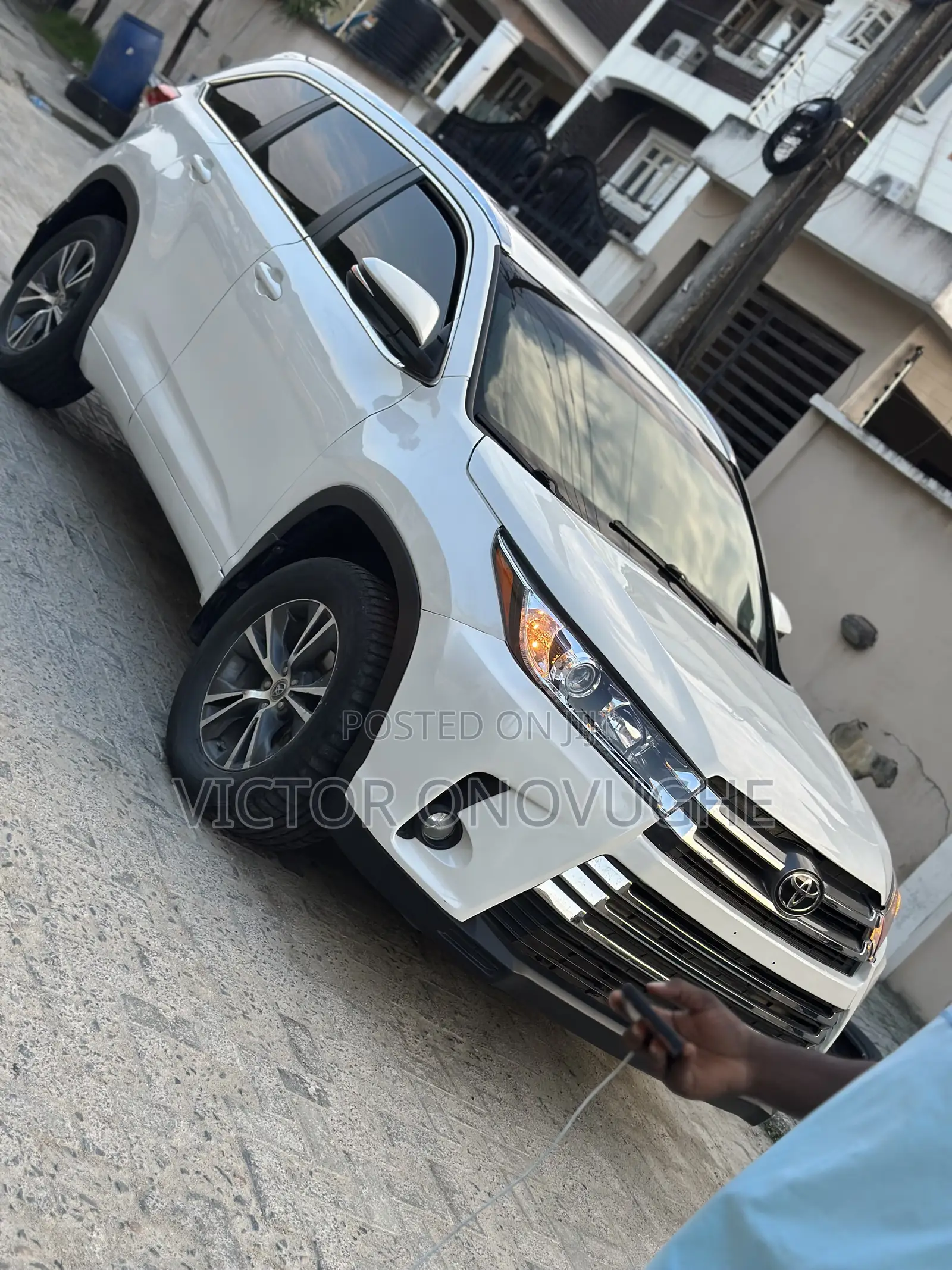 Toyota Highlander XLE V6 4x2 (3.5L 6cyl 6A) 2016 White