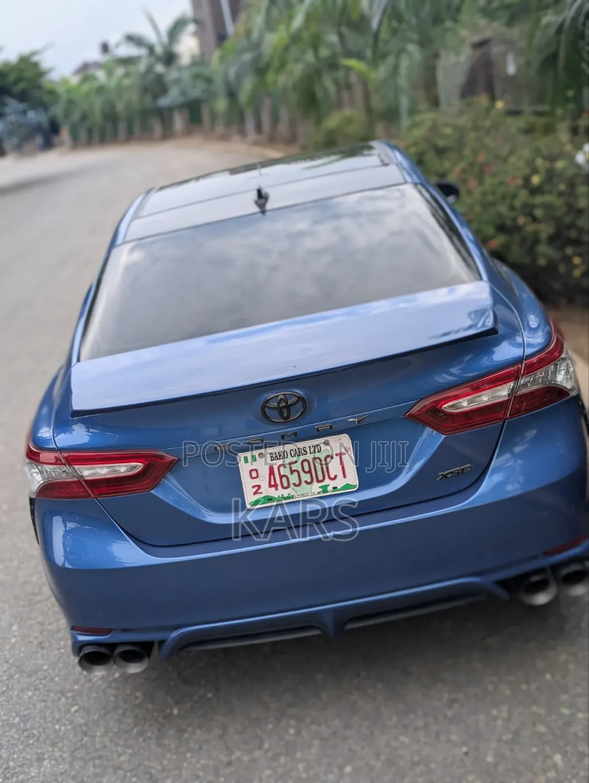 Toyota Camry XSE (2.5L 4cyl 8A) 2019 Blue
