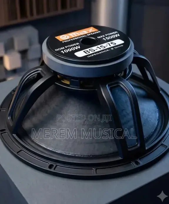 Omax 15 Inches 75 Coil/ 190 Mm Speaker