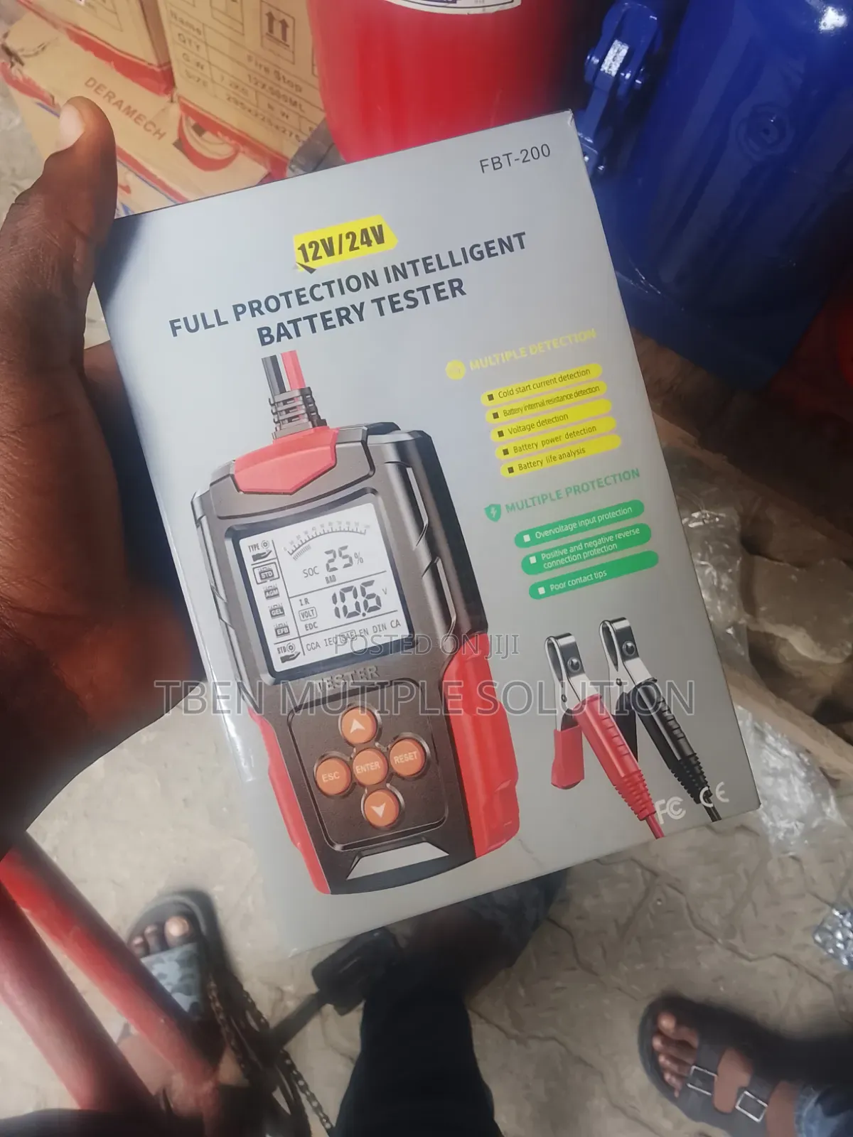 FOXSUR FBT-200, a 12v/24v Full Protection Intelligent Battery Tester