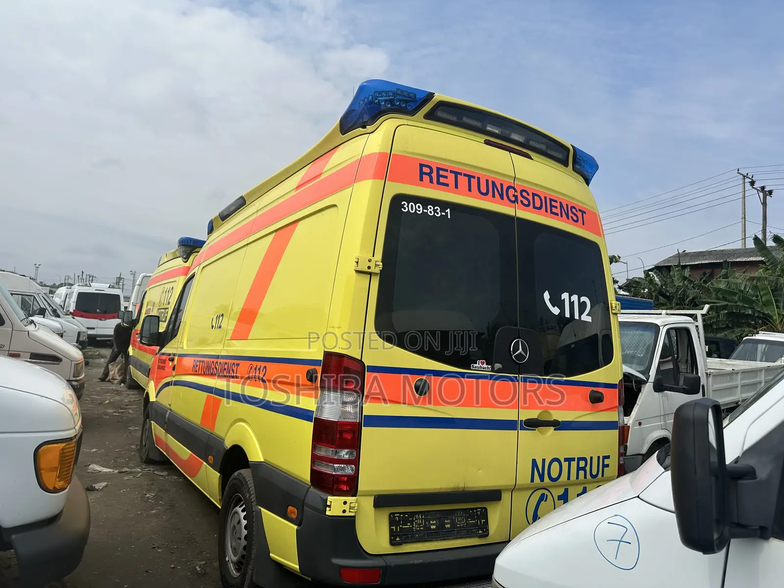 Mercedes-Benz Sprinter 2017 Yellow