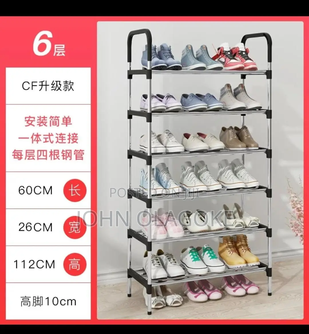 6STEP Steel Shoe Rack