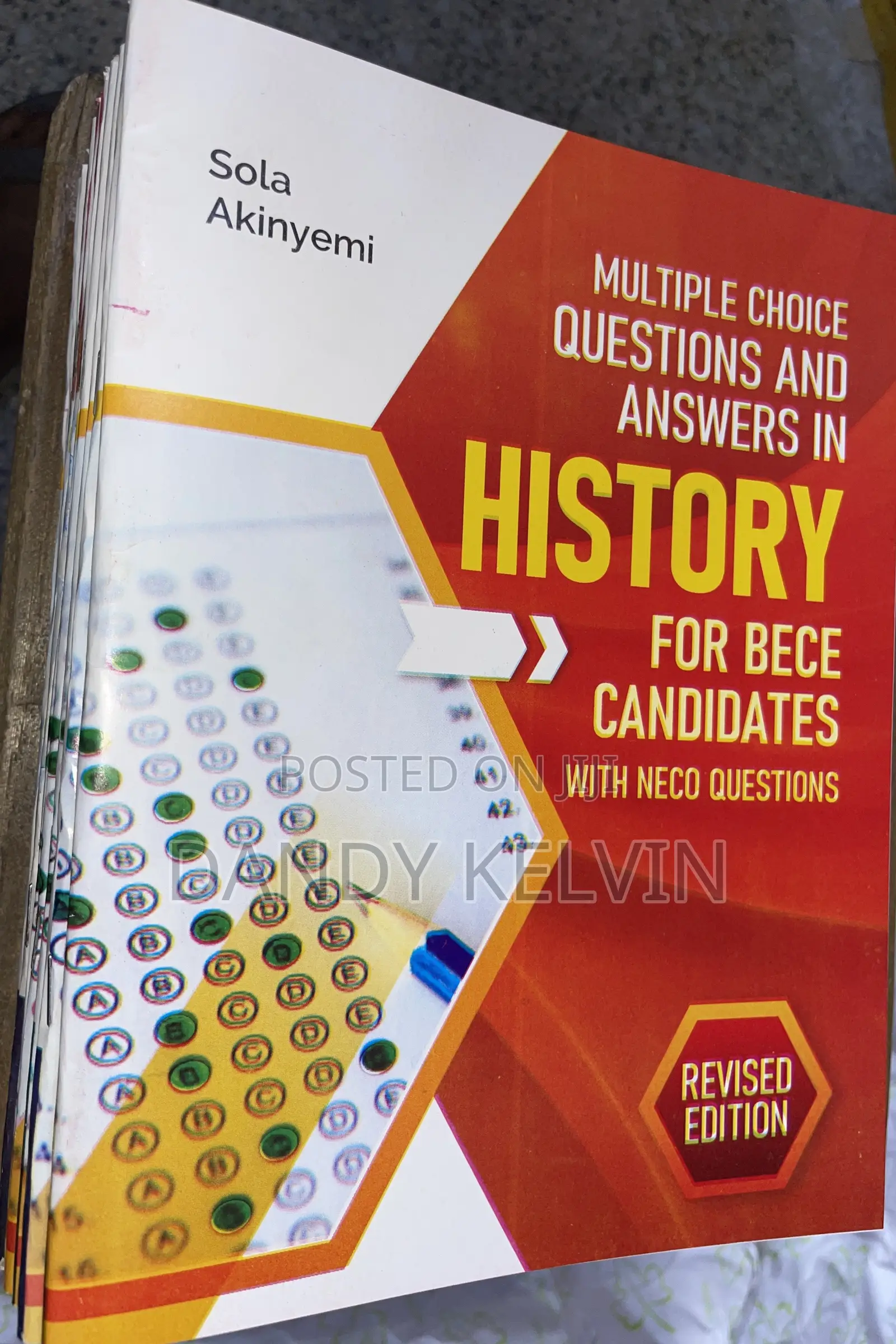 Multiple-Choice Past Question and Answers in History for JSS/BECE.
