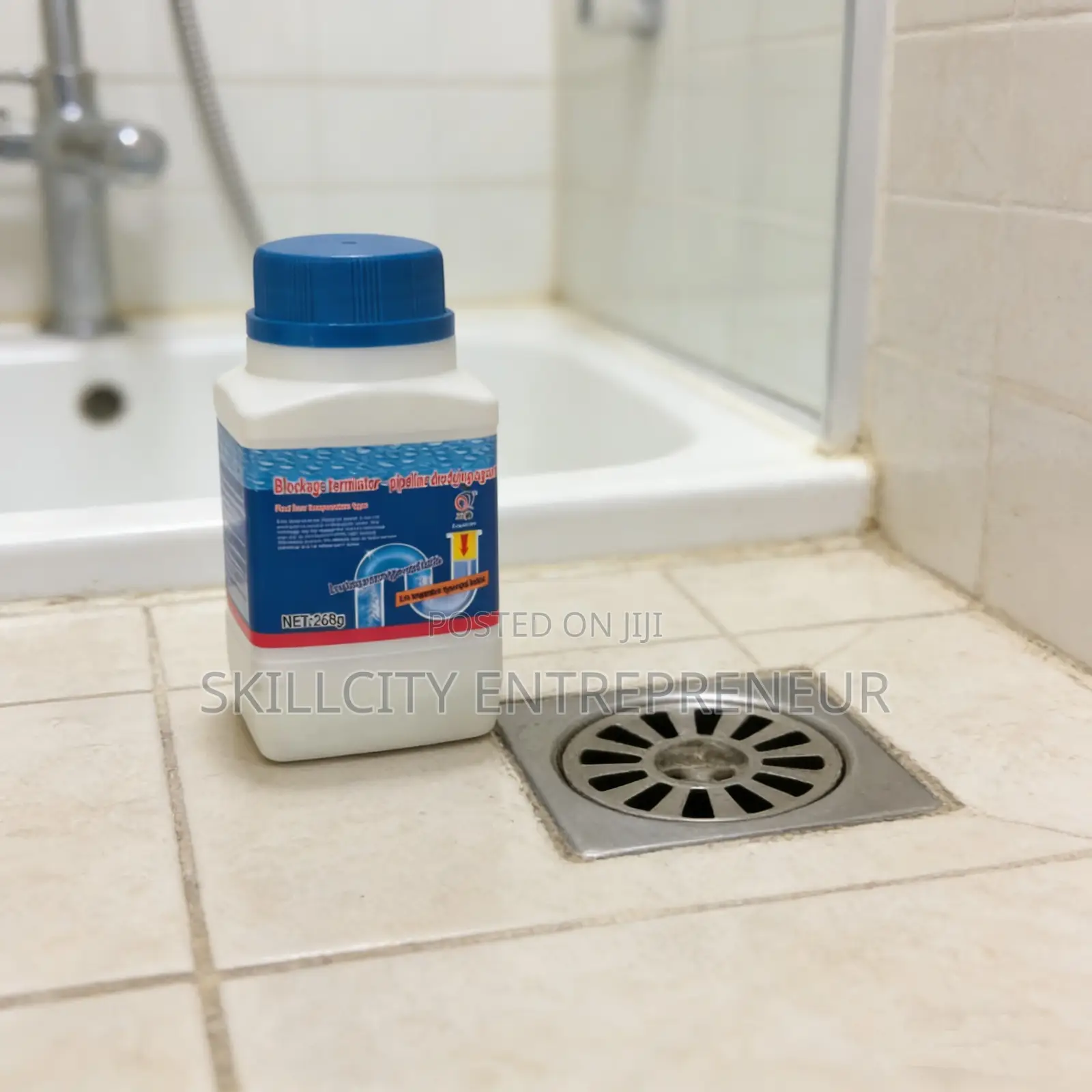 Drain Cleaner Designed to Clear Blockages in Pipes