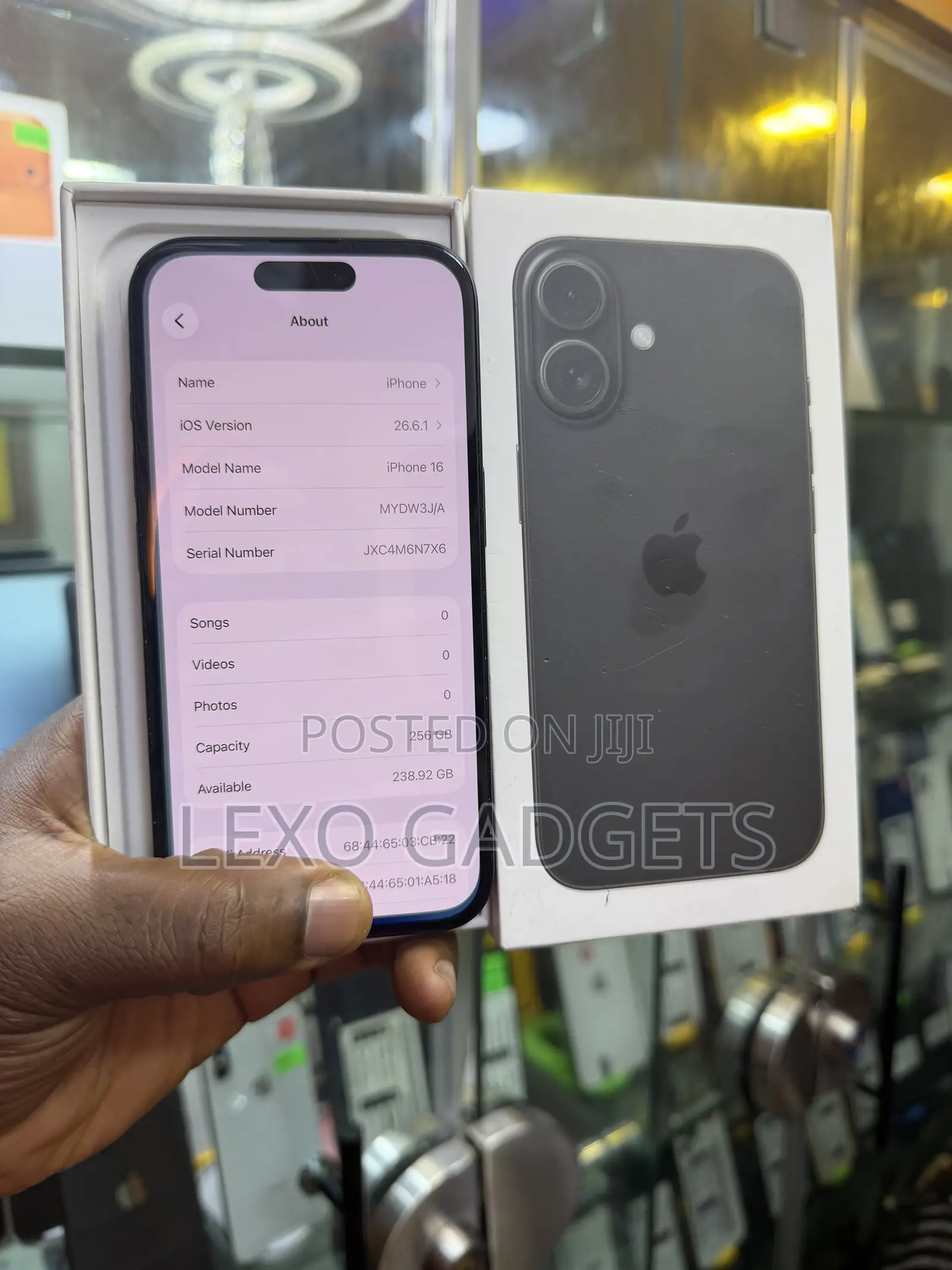 Apple iPhone 16 256 GB Black