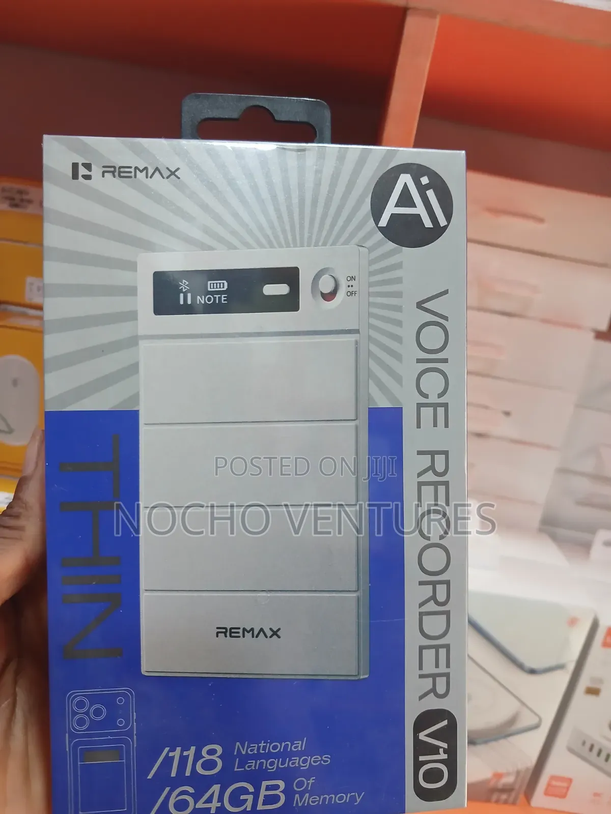 Remax V10 AI Voice Recorder and Translator
