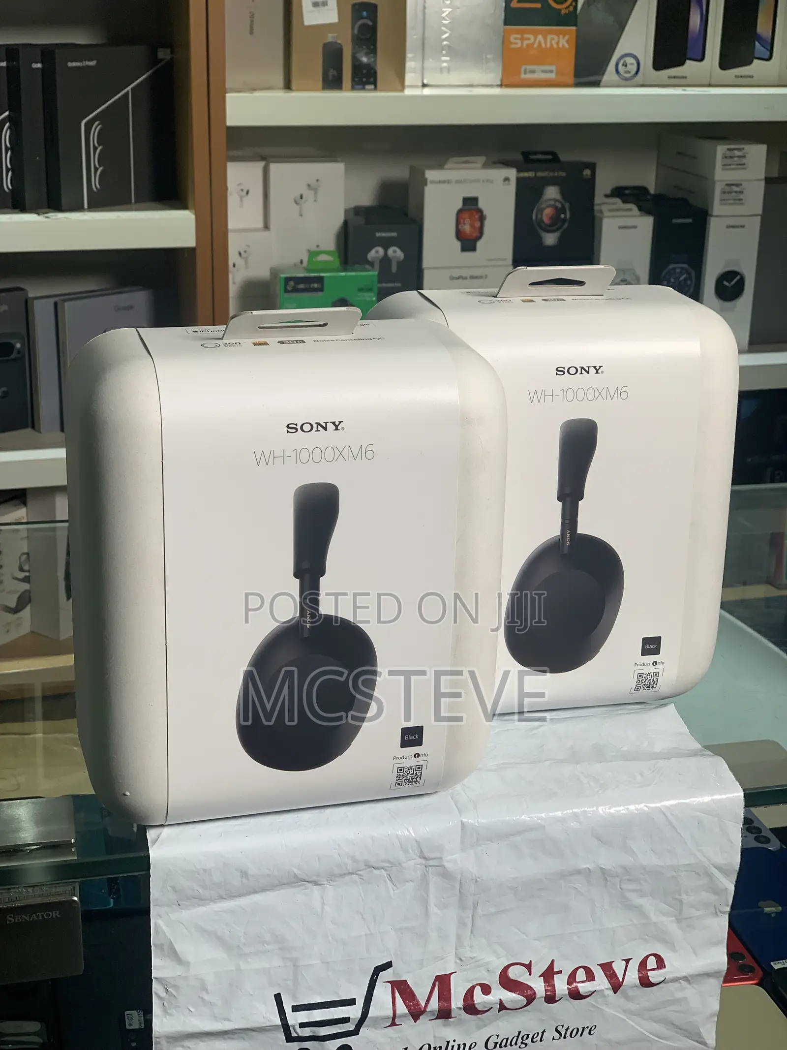 Sony WH-1000 XM6 Headphones With Active Noise Cancellation