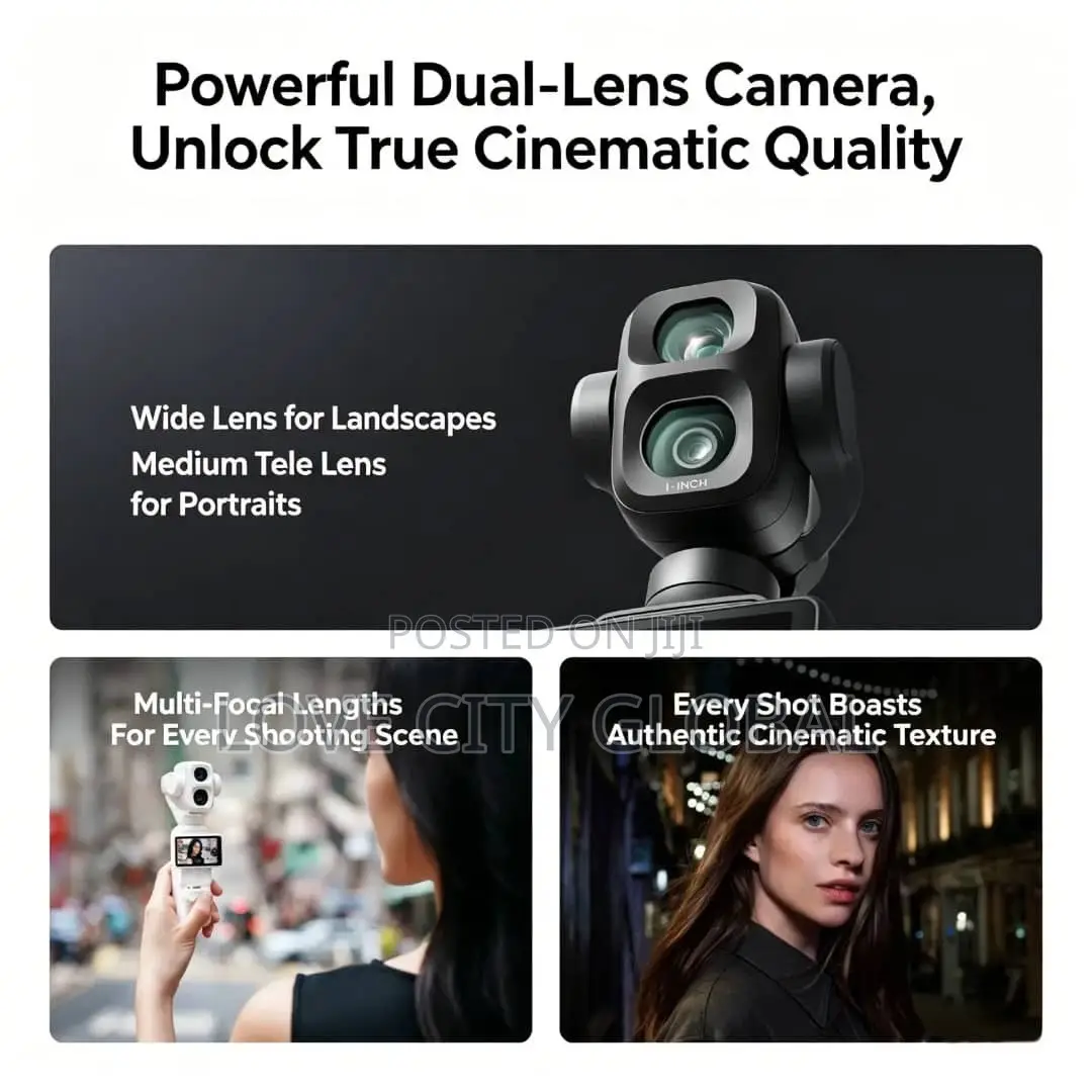 DJI Osmo Pocket 4P Standard Version 3Axis Gimbal Camera AI Tracking