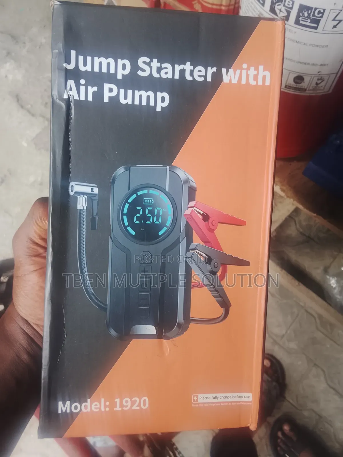 4-in-1 Multi-Functional Portable Car Jump Starter