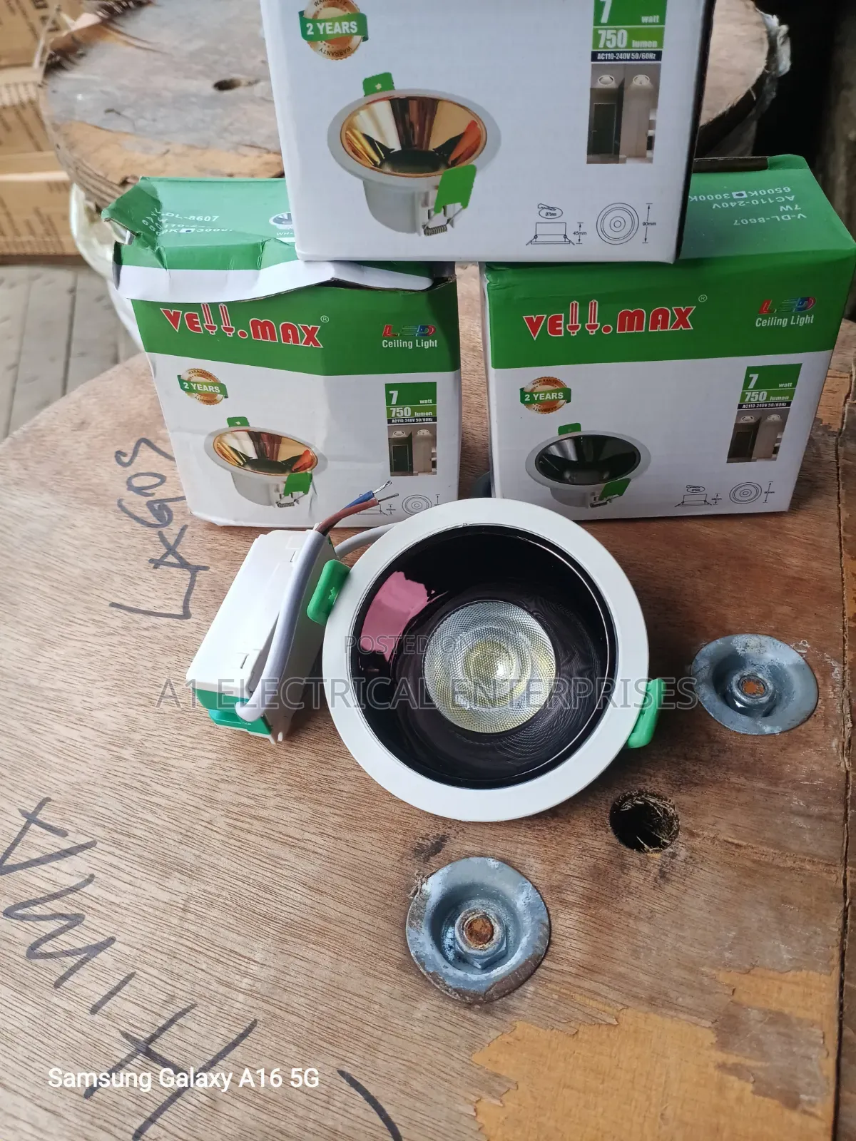 Vellmax 7w Recess Light