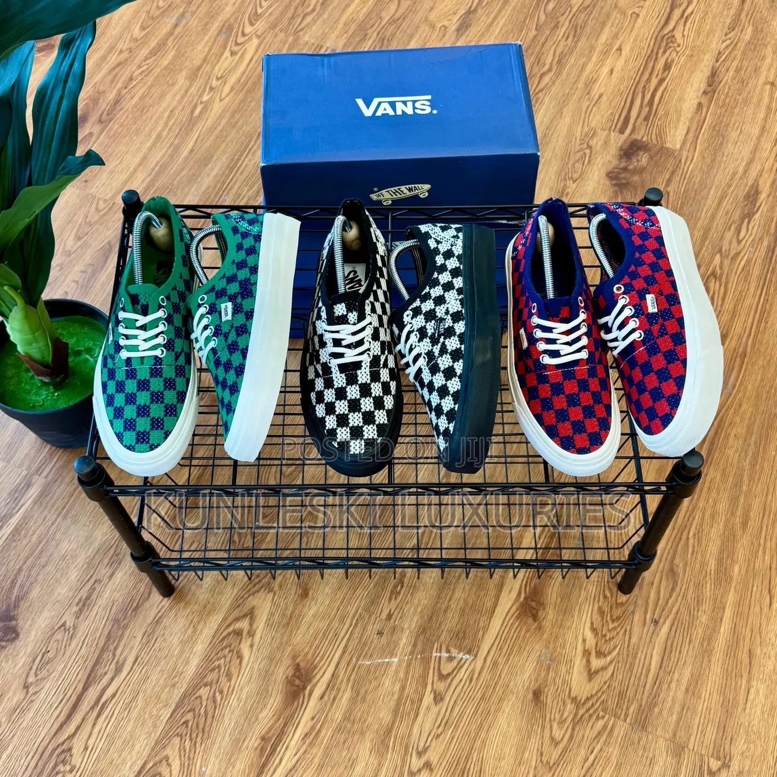 Original Vans Premium Authentic 44 Engineered Kint Punk Check Sneaker