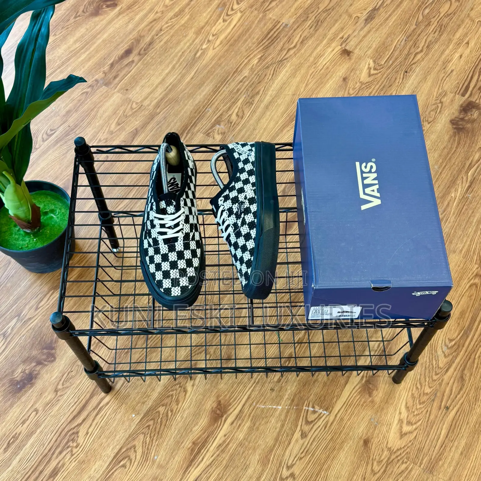Original Vans Premium Authentic 44 Engineered Kint Punk Check Sneaker