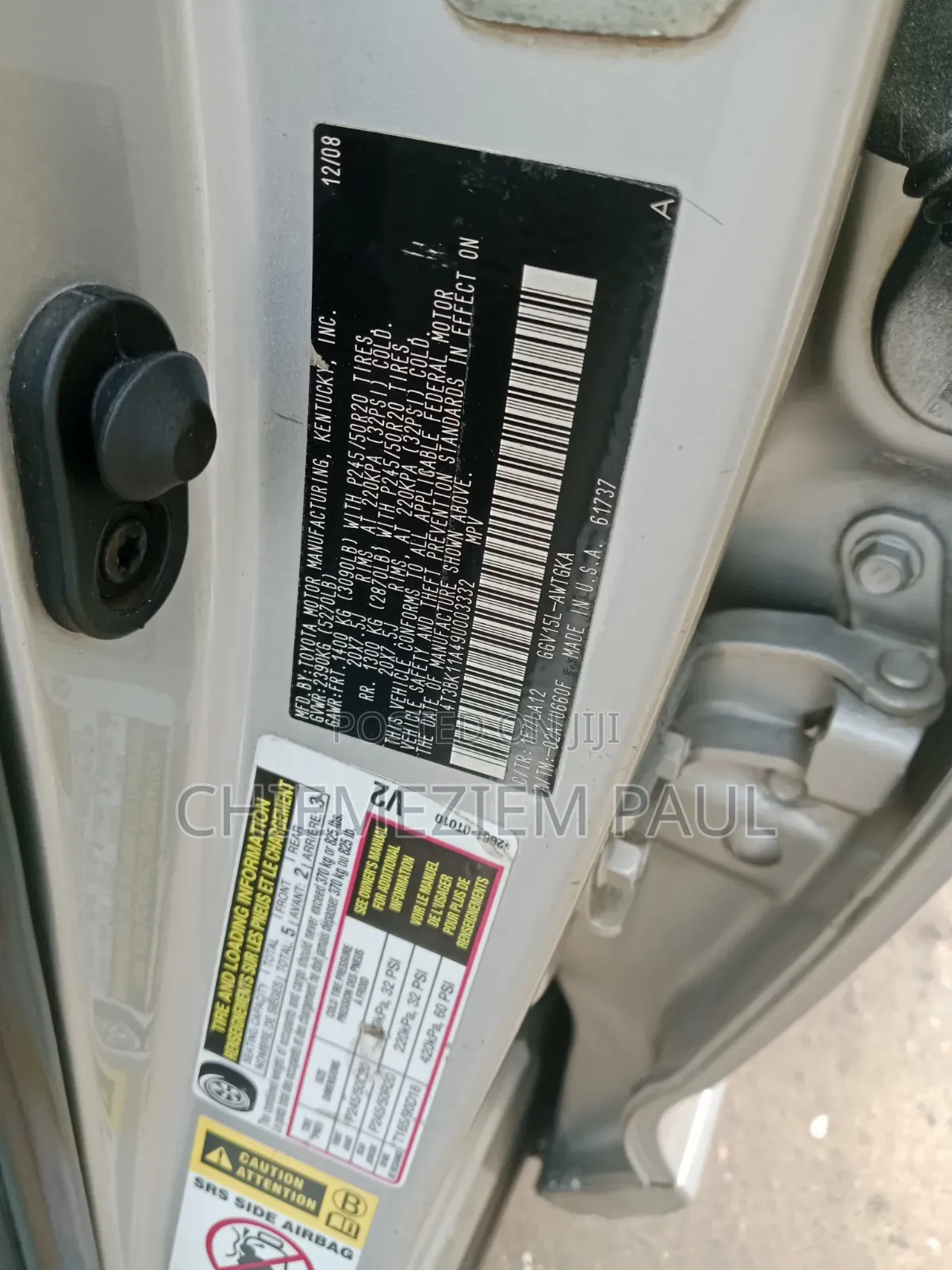 Toyota Venza 2010 Silver