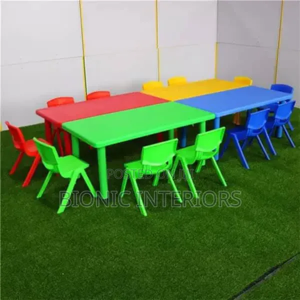 Plastic Table and Chairs for Kids