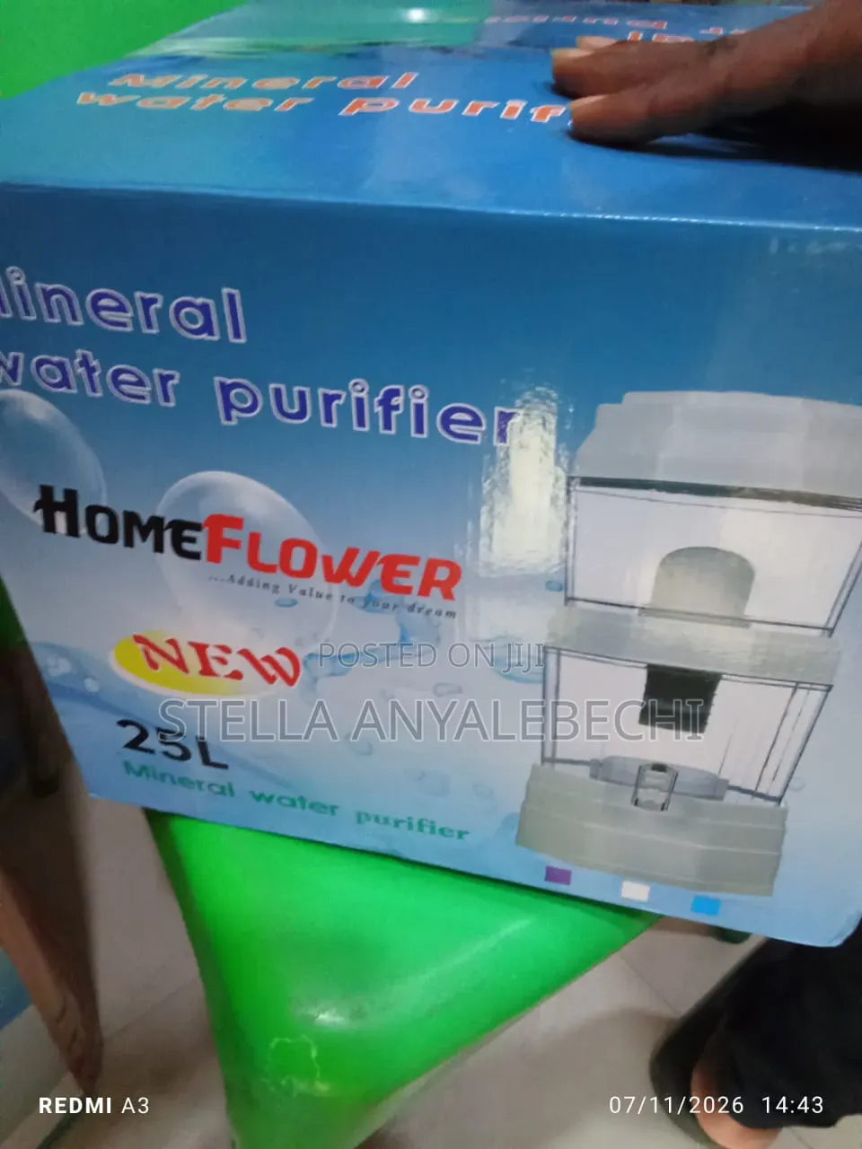 7 Steps Water Filter/Purifier/Dispenser (25L)
