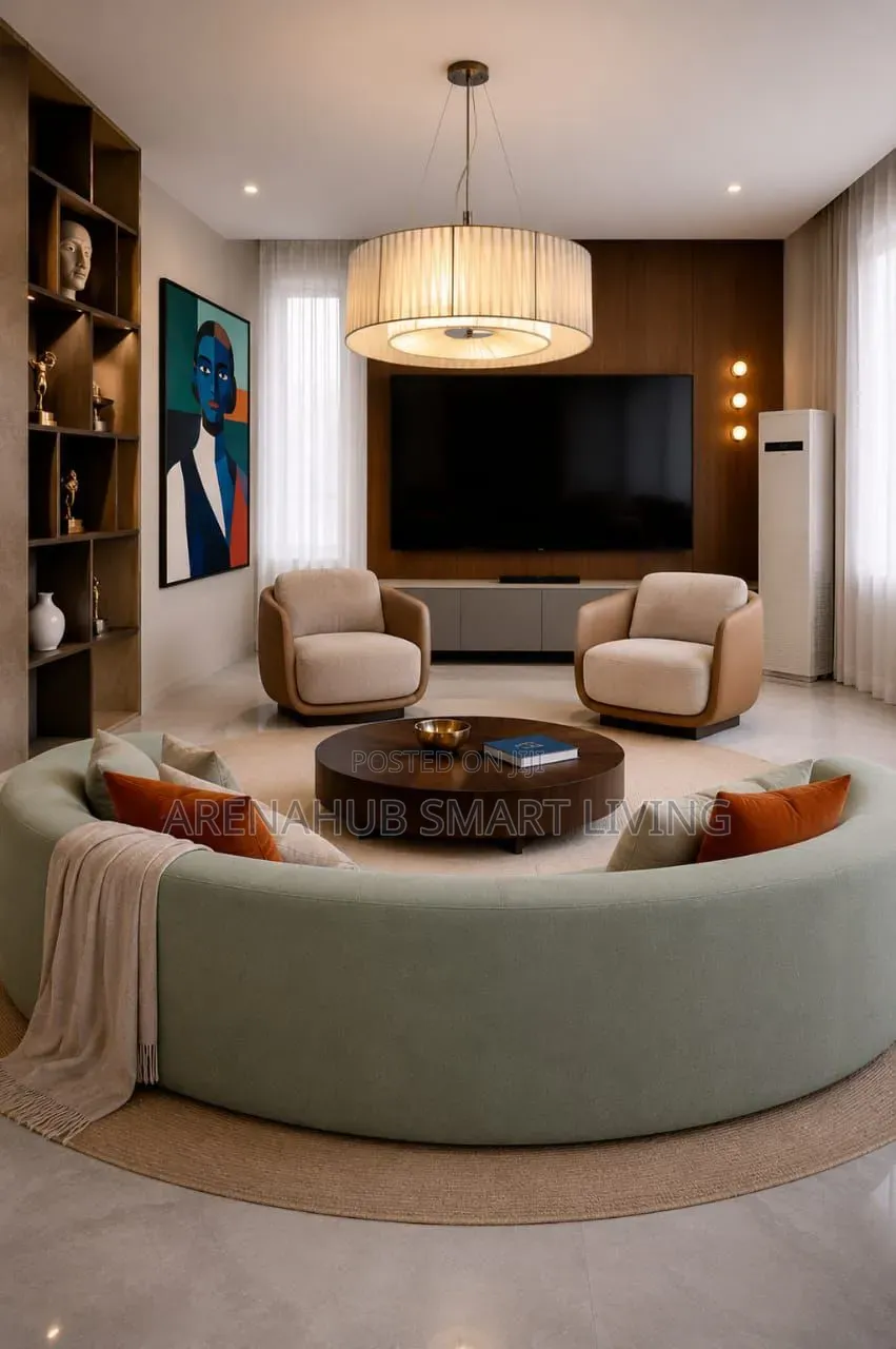 Modern Nordic Living Room Iron E27 Bulb Chandelier Dly Home Circular