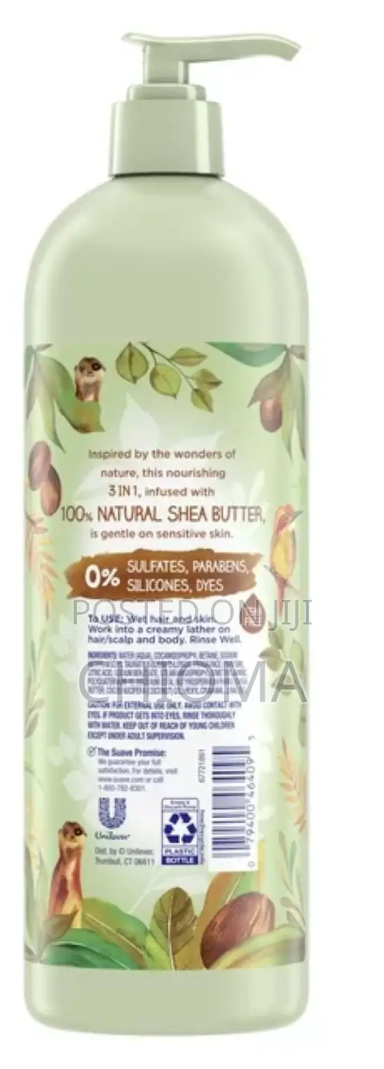 Suave KidsTear Free3-in-1 Body Conditioner Wash(Shea Butter591ML