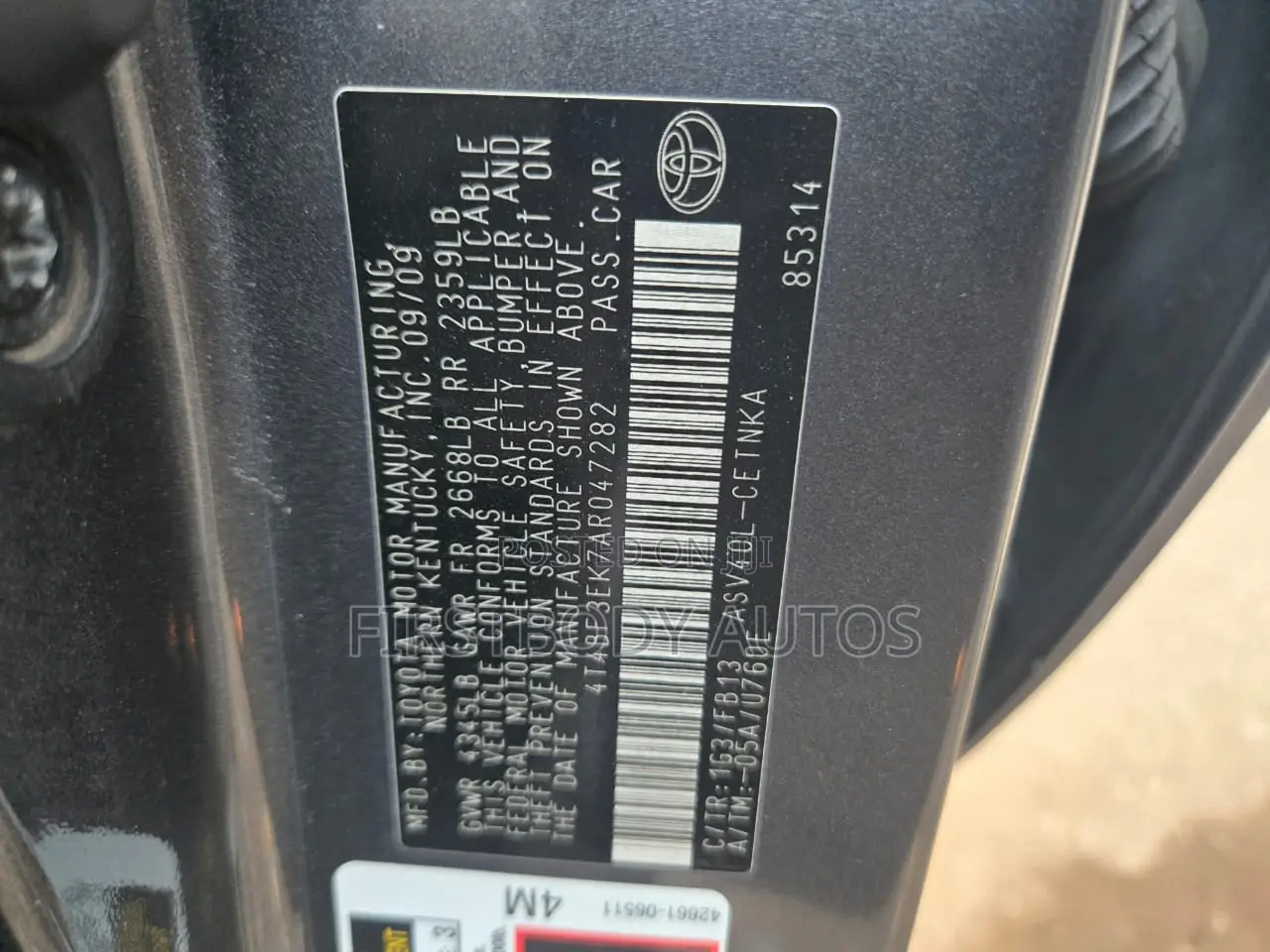 Toyota Camry 2010 Gray