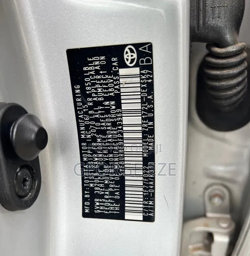Toyota Corolla 2015 Silver