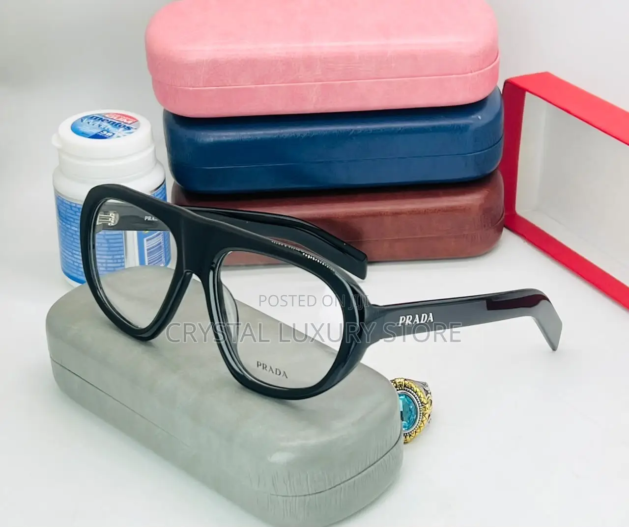 Prada Quality Luxury Ladies Frame Glasses