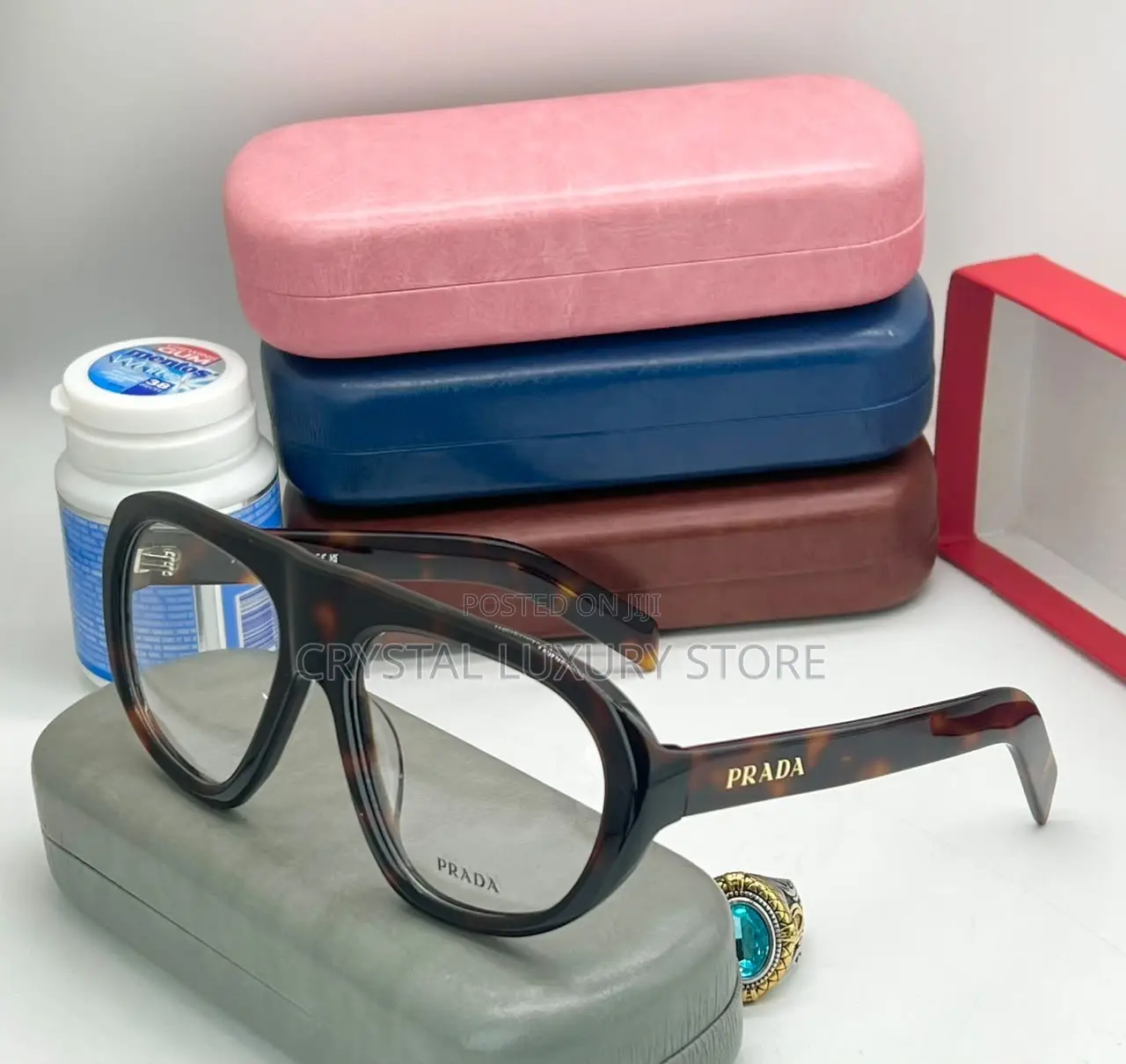 Prada Quality Luxury Ladies Frame Glasses