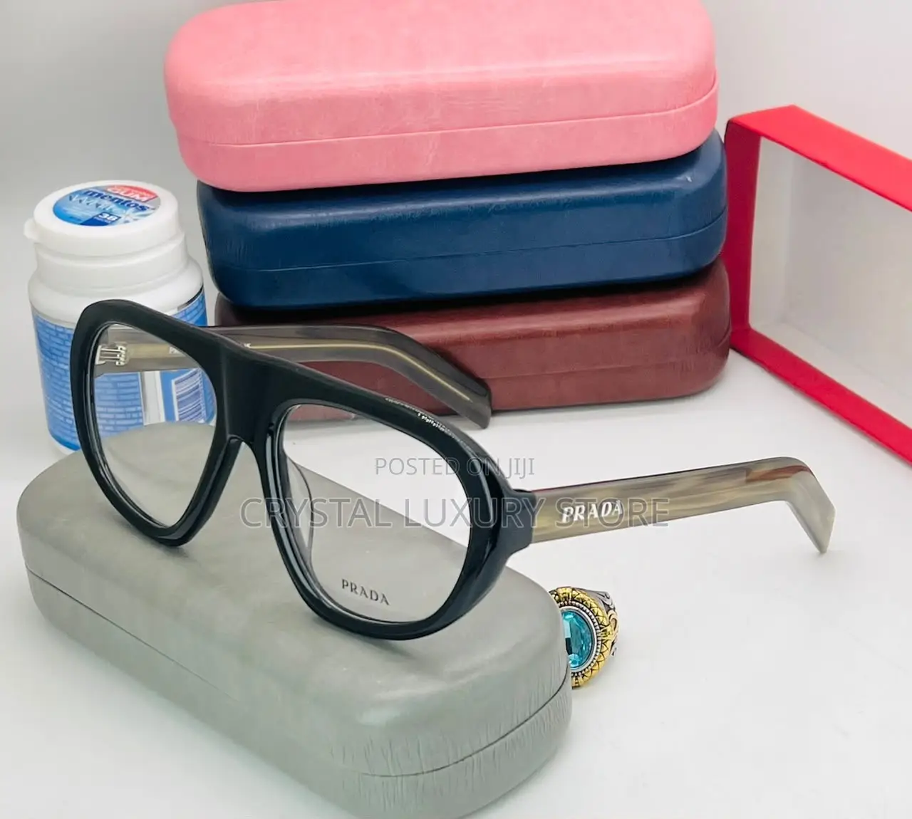 Prada Quality Luxury Ladies Frame Glasses