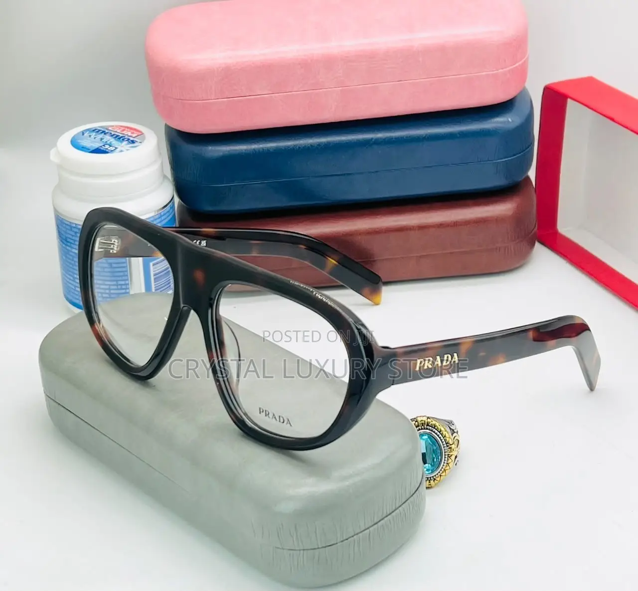 Prada Quality Luxury Ladies Frame Glasses