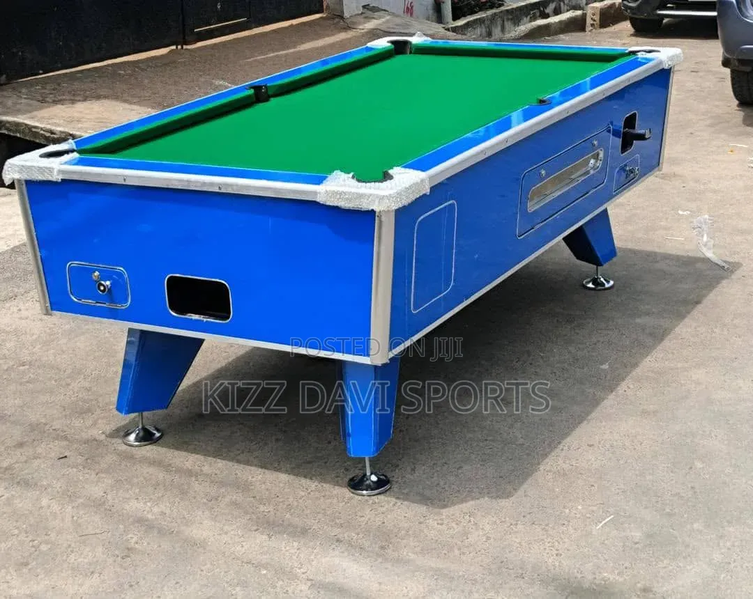 Marble and Coin Operated Snooker Board