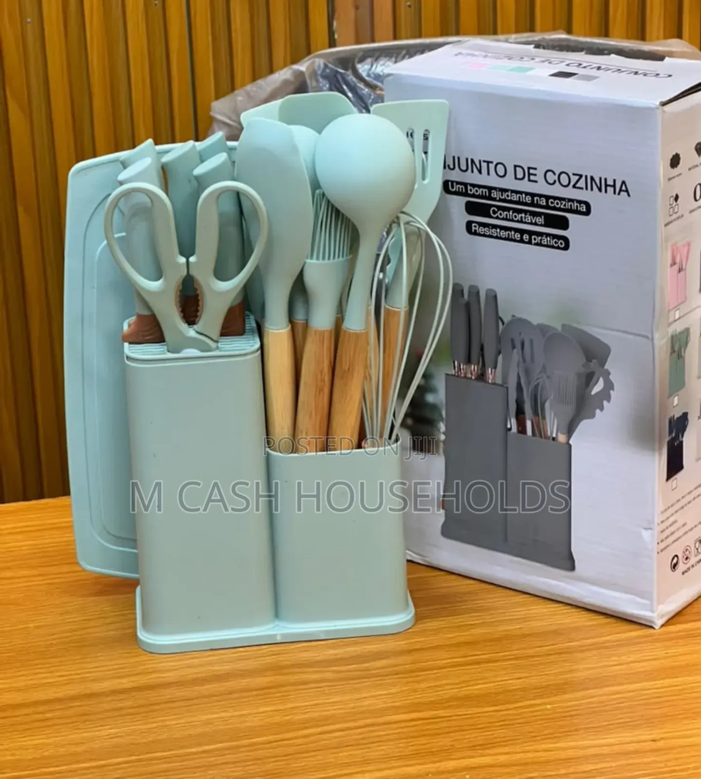 Set of Cooking Spoons Knife and Cutlery