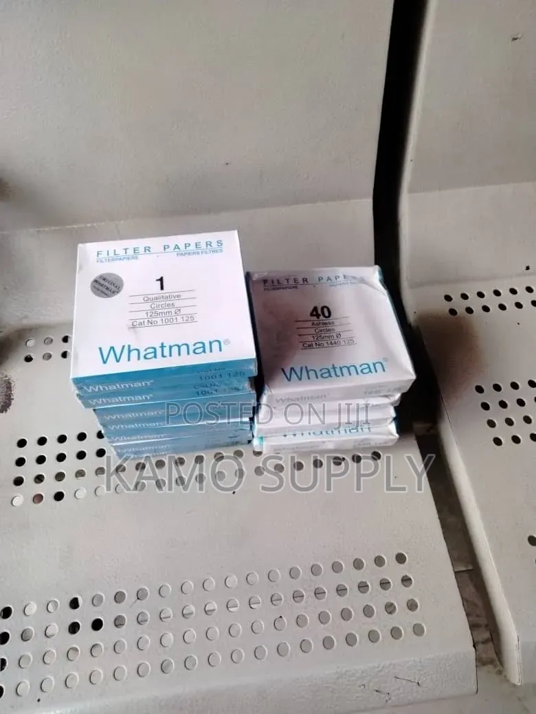 Whatman Ashless Filter Paper 125mm, No.40, 41 and 42.