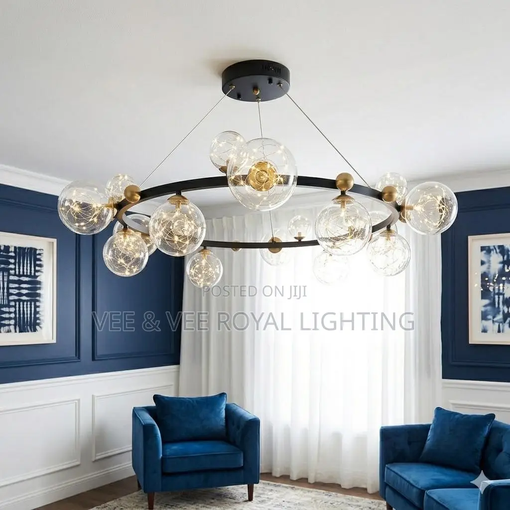 Modern Ring Bubble Chandelier – For Sitting Room, Reception, Lounges