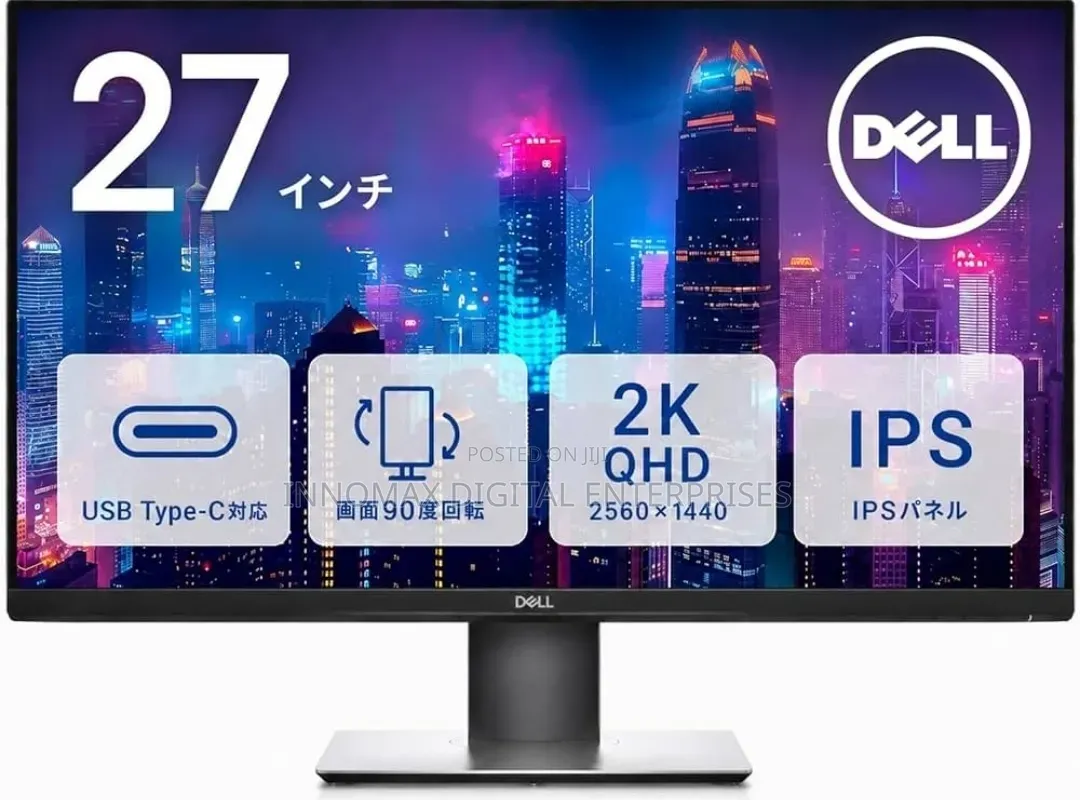 Dell 27-Inch QHD (2560 X 1440) IPS USB-C Monitor USB-C 65w,99%sRGB