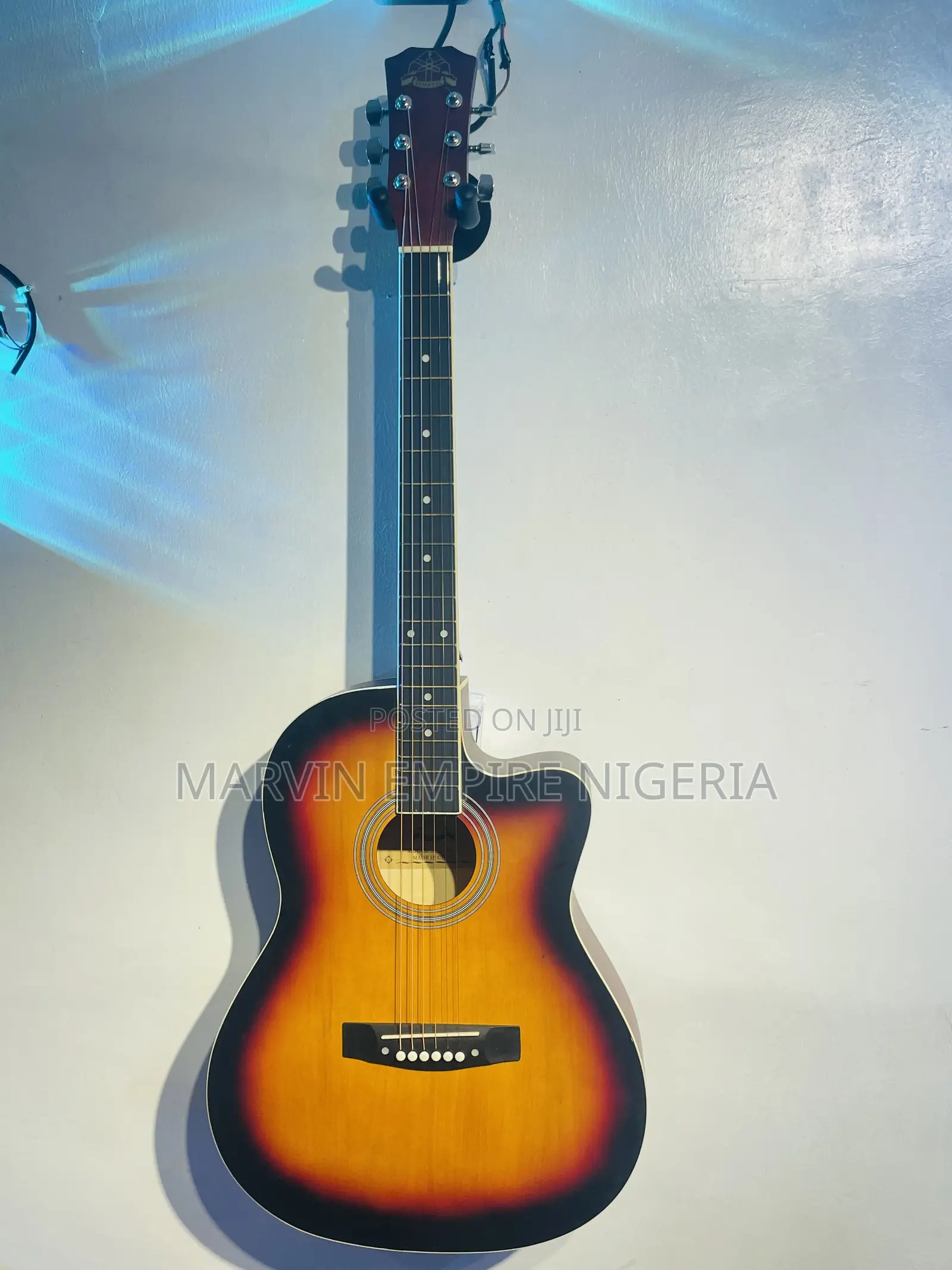 Yamacel Acoustic Guitar Sunburst With Bag and Strap