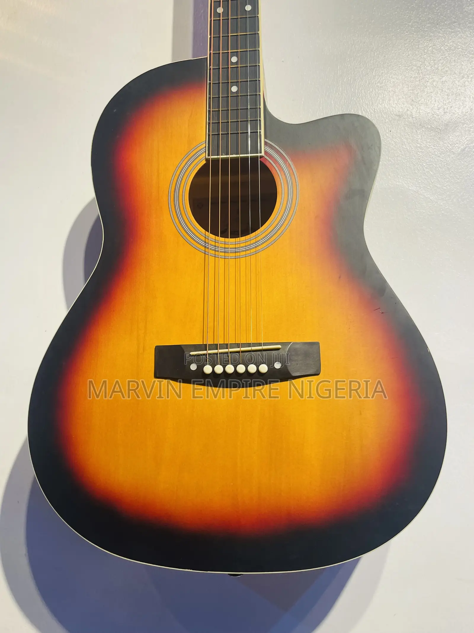 Yamacel Acoustic Guitar Sunburst With Bag and Strap