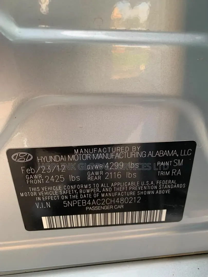 Hyundai Sonata SE 2.0T Sedan FWD (2.0L 4cyl 6A) 2012 Silver