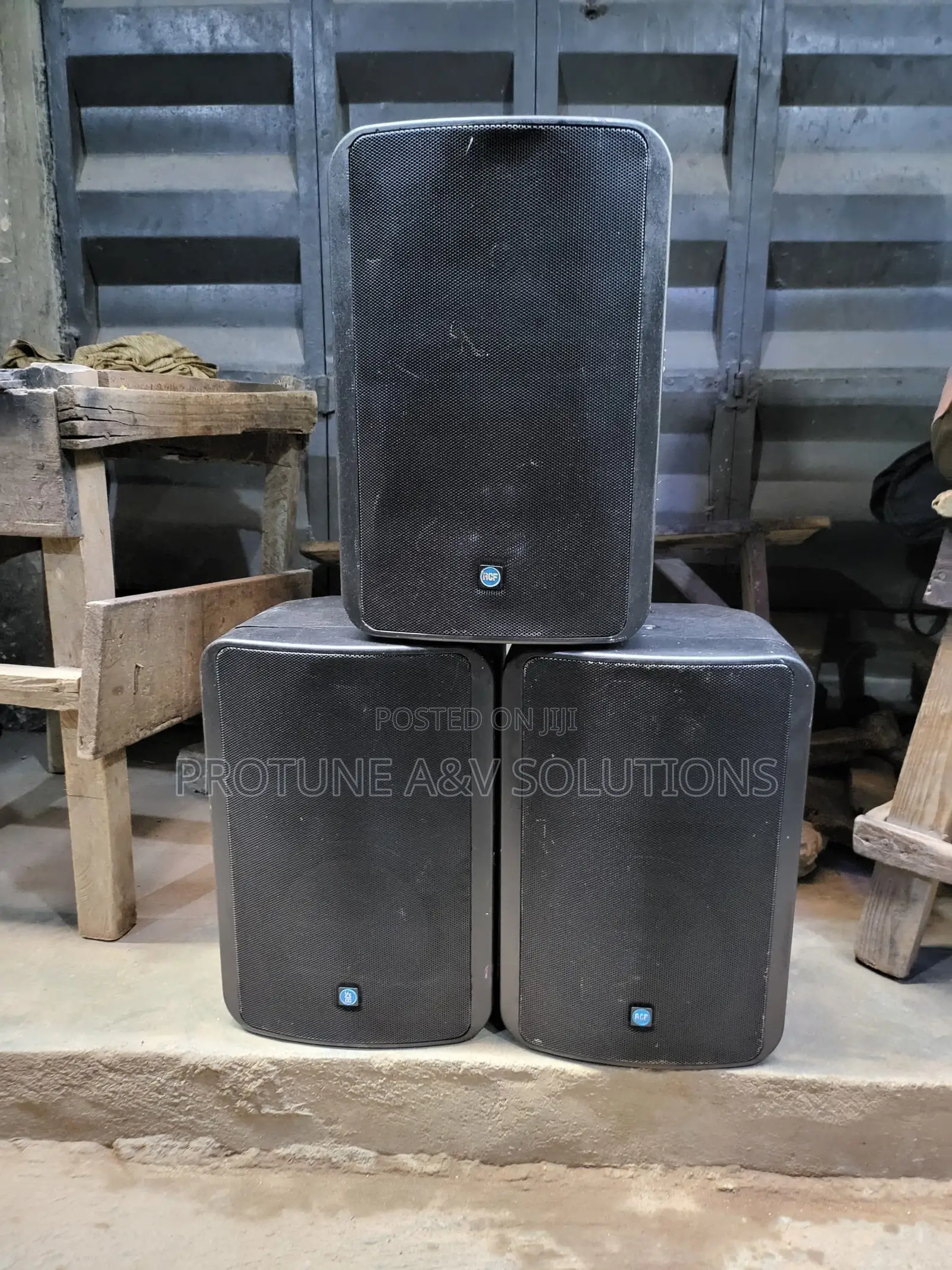 RCF Monitor 8 Passive Stage Monitors | Pair | 8"