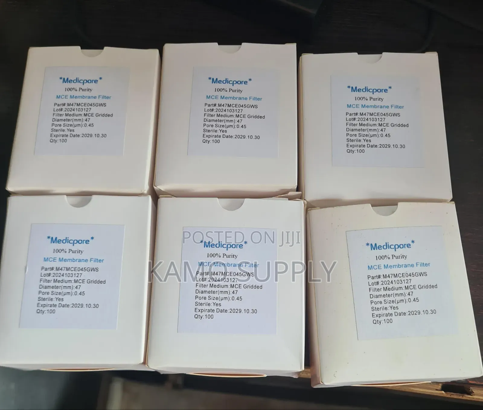 Membrane Filter Paper 0.45um/0.22um/065um. Pack of 150pcs.
