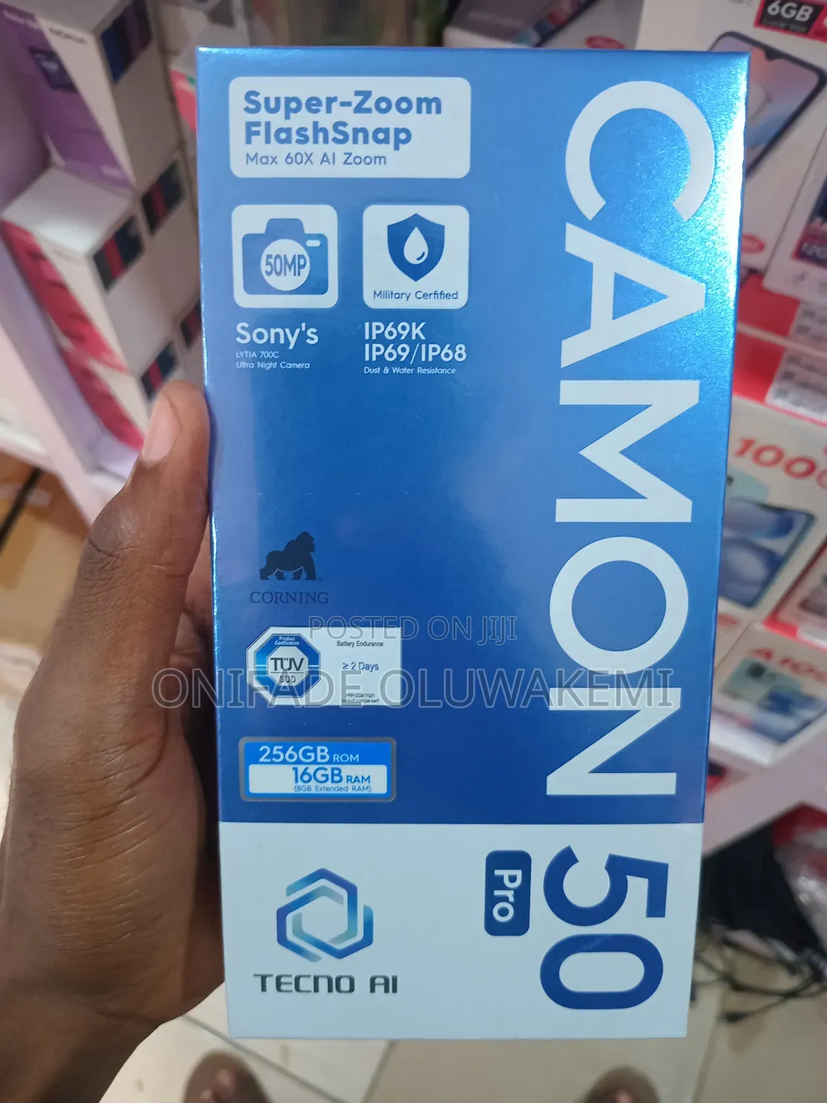 New Tecno Camon 50 Pro 256 GB Green