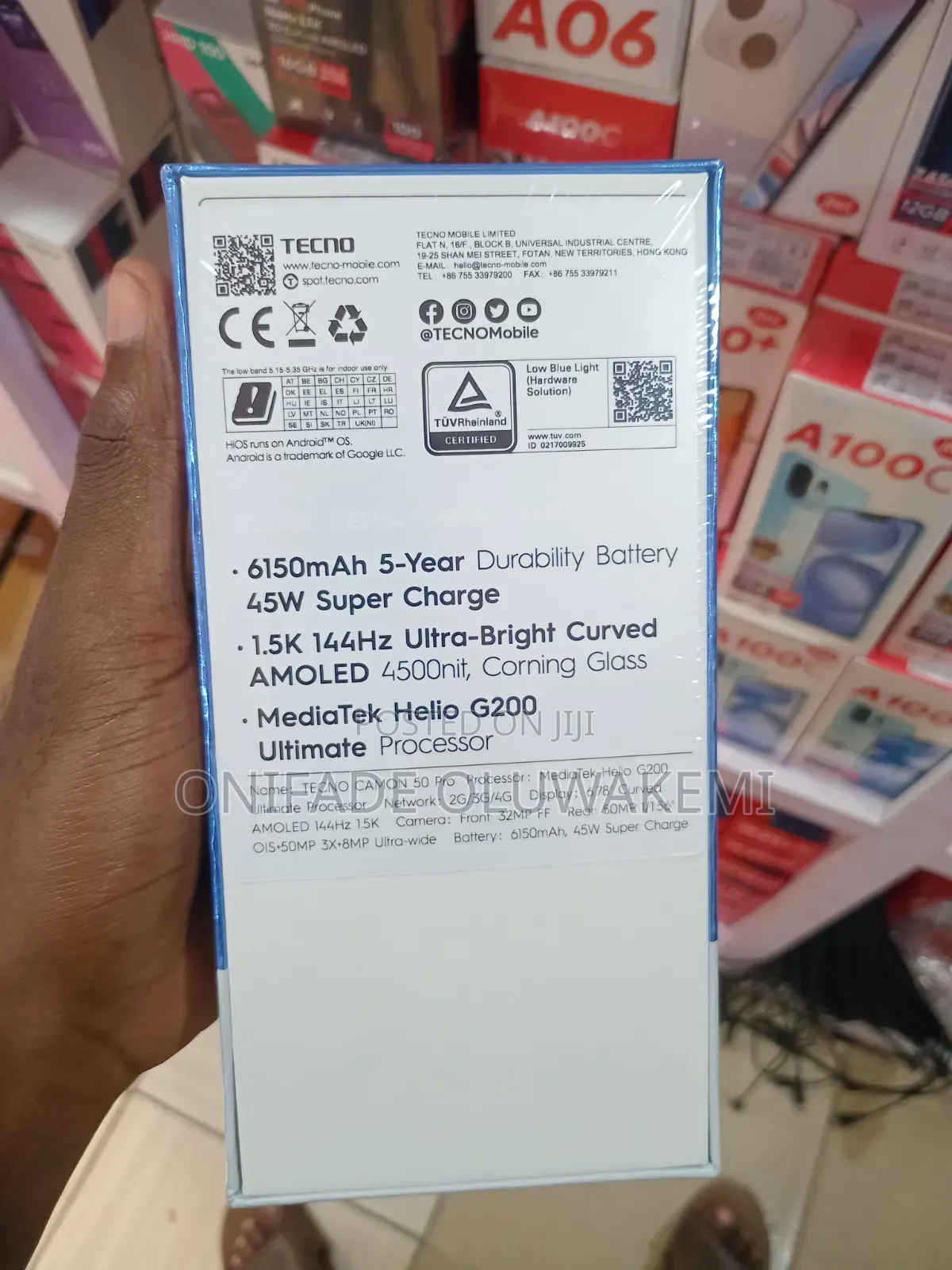 New Tecno Camon 50 Pro 256 GB Green