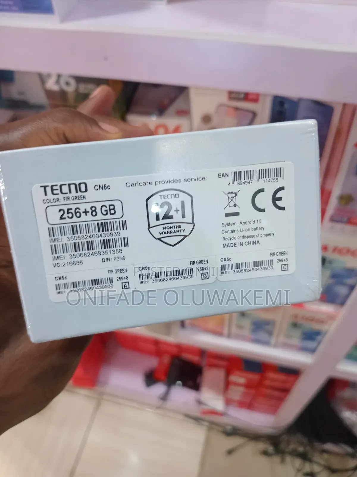 New Tecno Camon 50 Pro 256 GB Green
