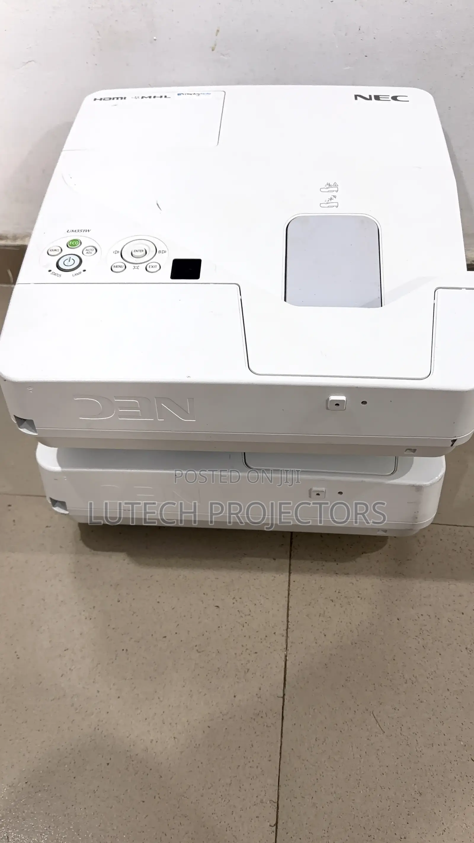 NEC Ultra- Short Throw Projector Direct Uk Used Sharp and Neat