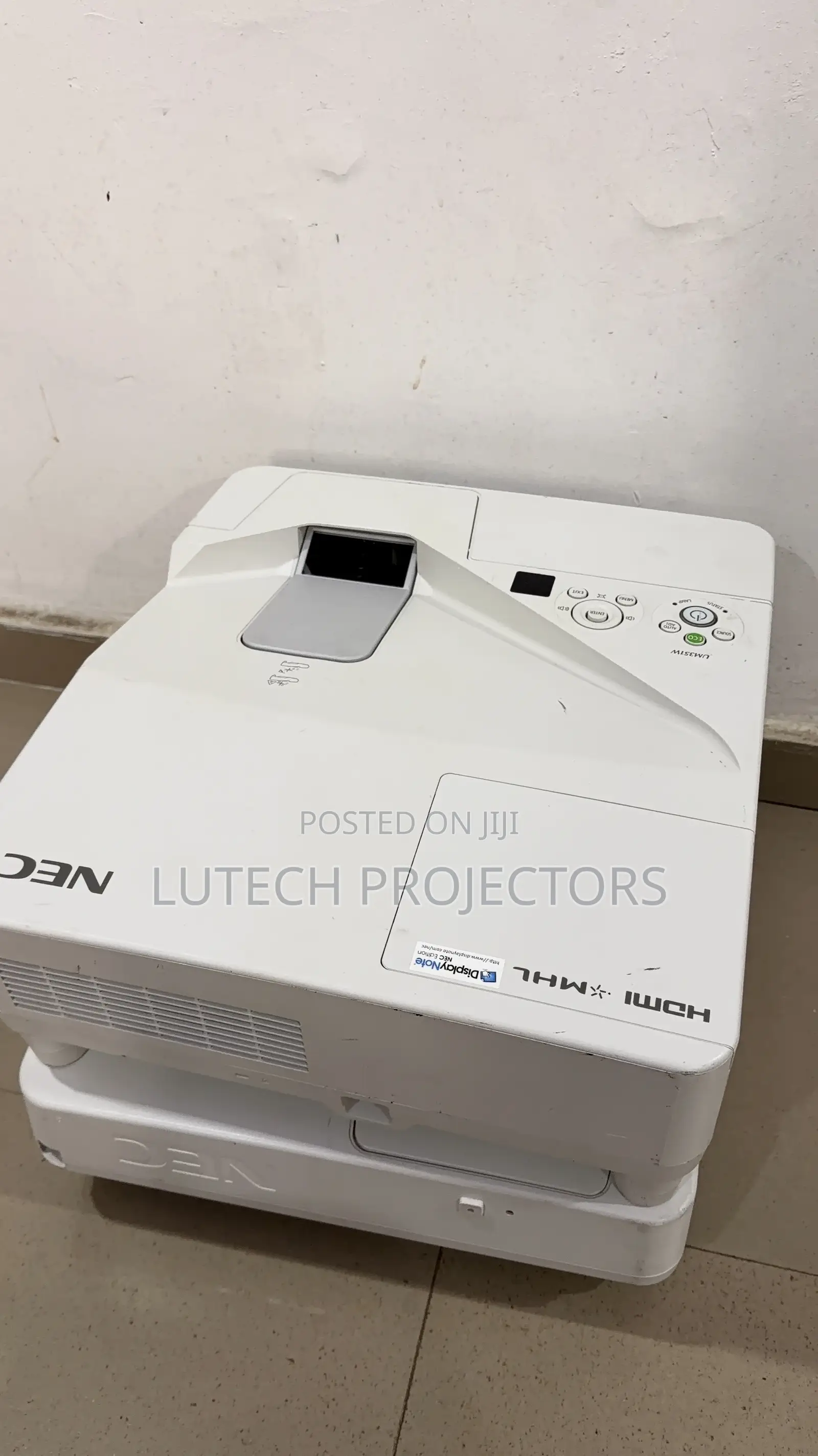 NEC Ultra- Short Throw Projector Direct Uk Used Sharp and Neat