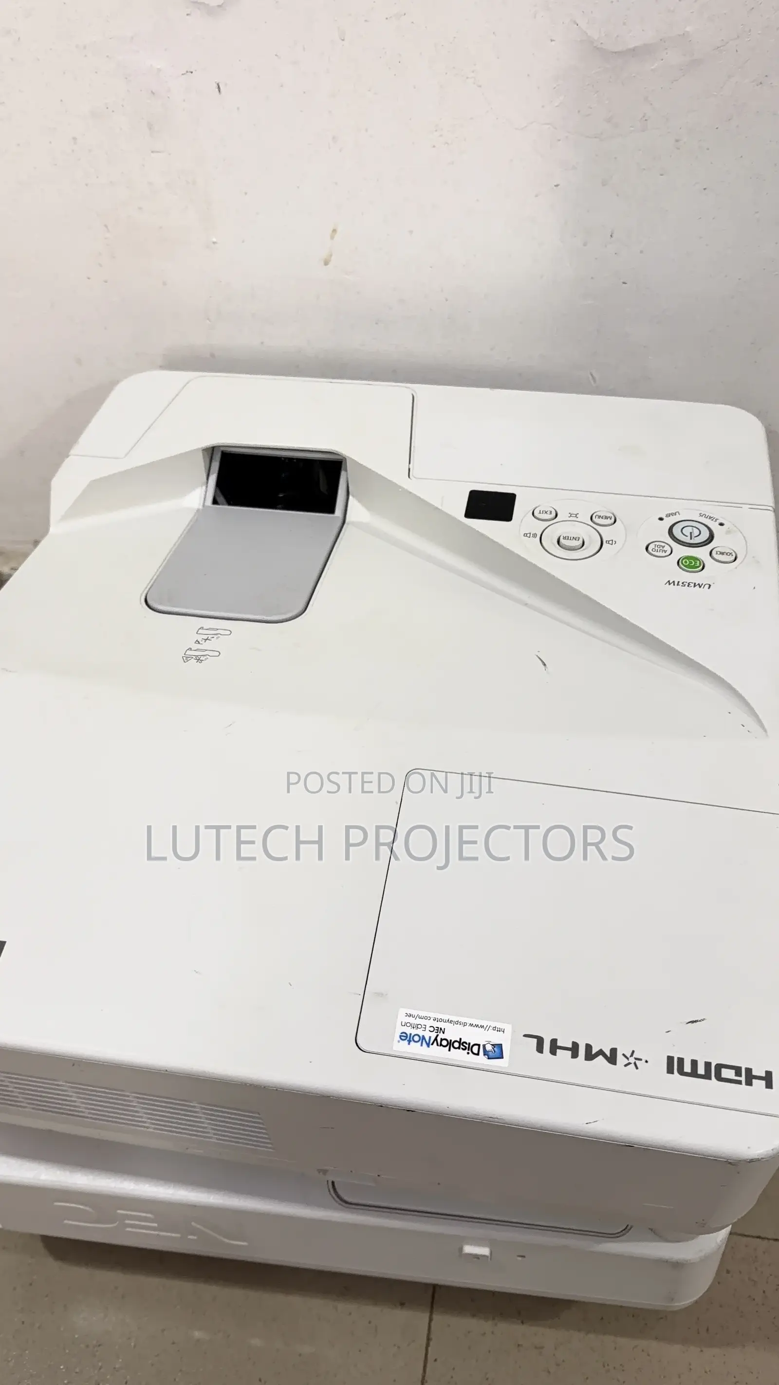 NEC Ultra- Short Throw Projector Direct Uk Used Sharp and Neat