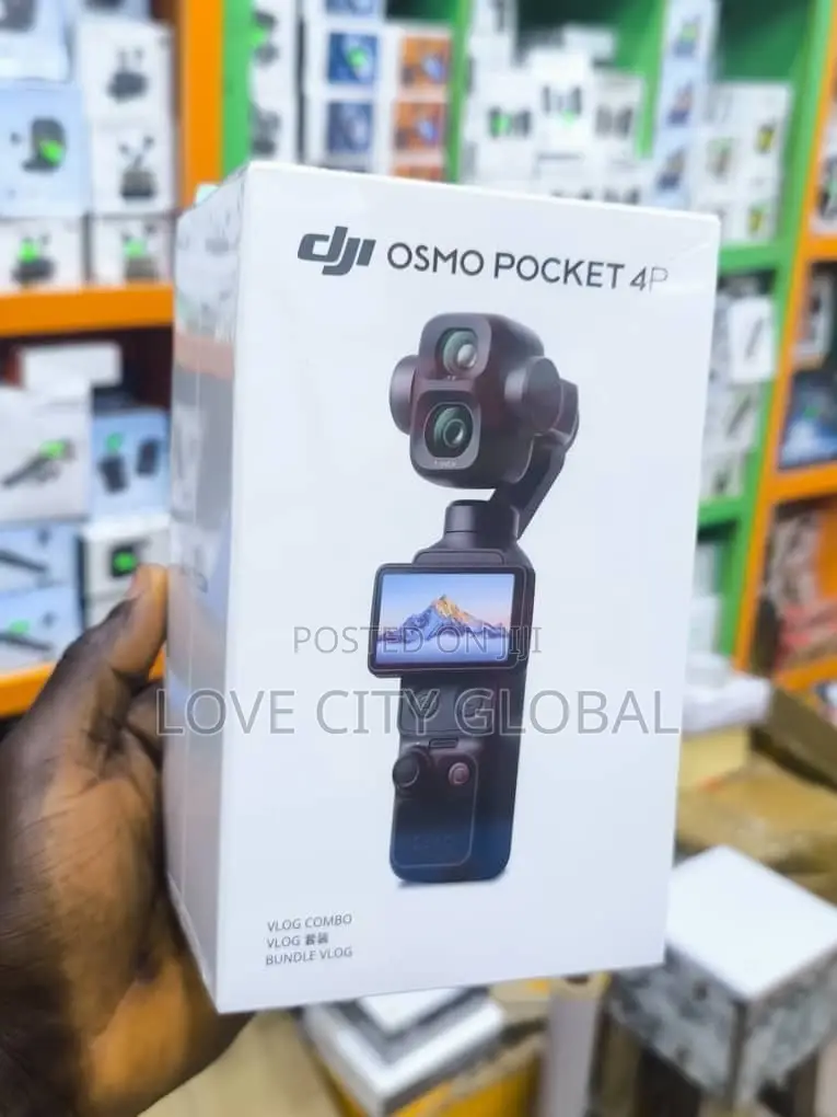 DJI Osmo Pocket 4P Vlog Combo Dual Camera Camera 3-Axis Mini Tripod